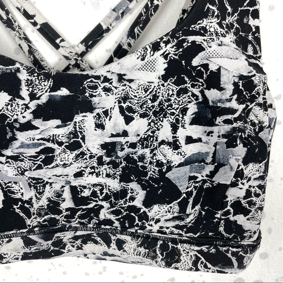 Lululemon Free To Be Serene Bra Interlaced Starlight Black 6 - Picture 6 of 10